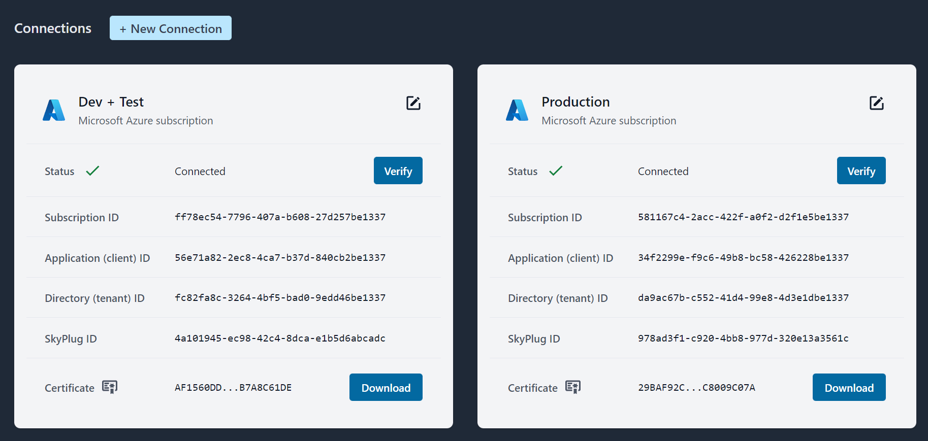 SkyPlug Azure integration